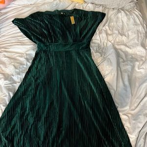 Alexis Admor Silk Green Dress
